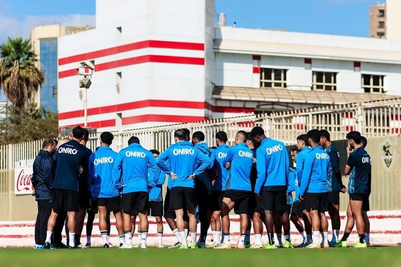 اجتماع جروس واستمرار تأهيل بنتايك.. الزمالك يواصل تدريباته قبل مواجهة المصري