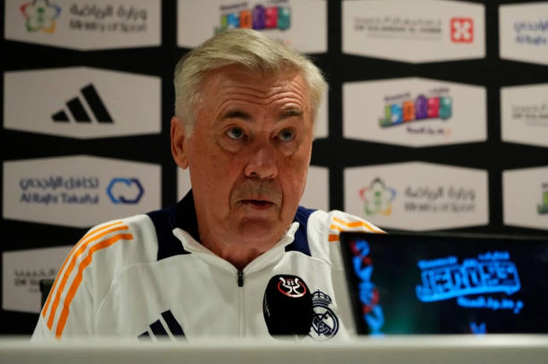 أنشيلوتي: عقوبة فينيسيوس غير عادلة.. ونريد القيام بعملنا للوصول لنهائي السوبر الإسباني