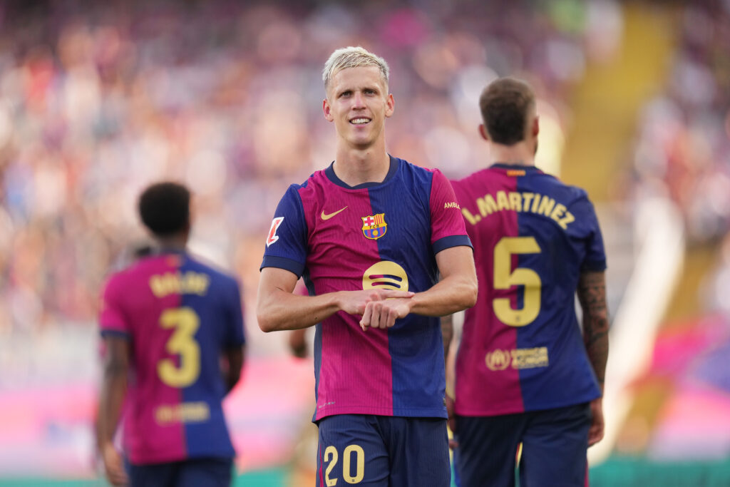 بيان رسمي من لابورتا حول موقف برشلونة القانوني لتسجيل داني أولمو