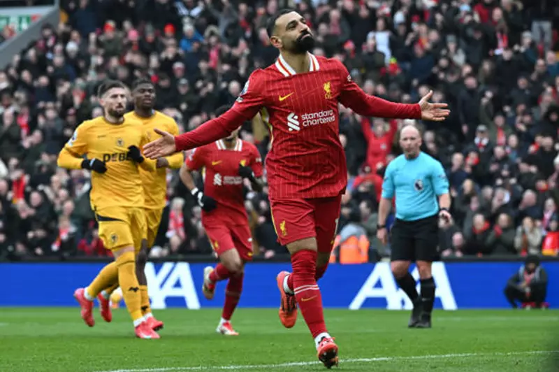 صلاح يواصل التسجيل وليفربول يعود للانتصارات بعبور وولفرهامبتون في بريميرليج