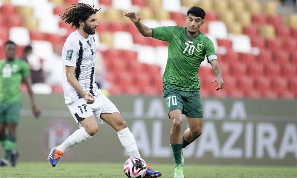 شاهد – محمد النني يهدر ركلة جزاء في مباراة الجزيرة ضد دبا الحصن