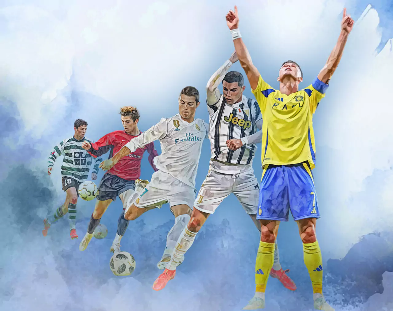 كم عدد ألقاب كريستيانو رونالدو طوال مسيرته؟