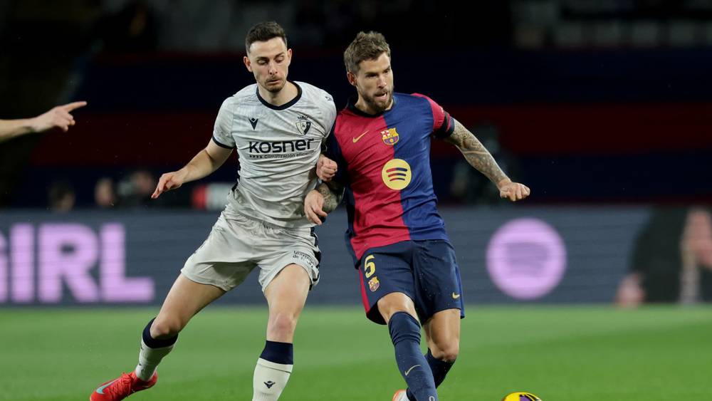 إنيغو مارتينيز في مباراة الأمس ضد أوساسونا