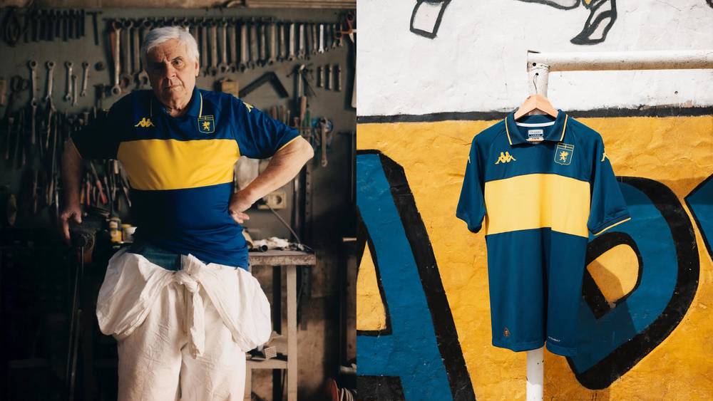 جنوى يرتدي ألوان بوكا جونيورز