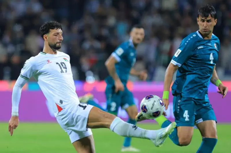 رأسية متقنة.. شاهد هدف وسام أبو علي في مباراة فلسطين والعراق