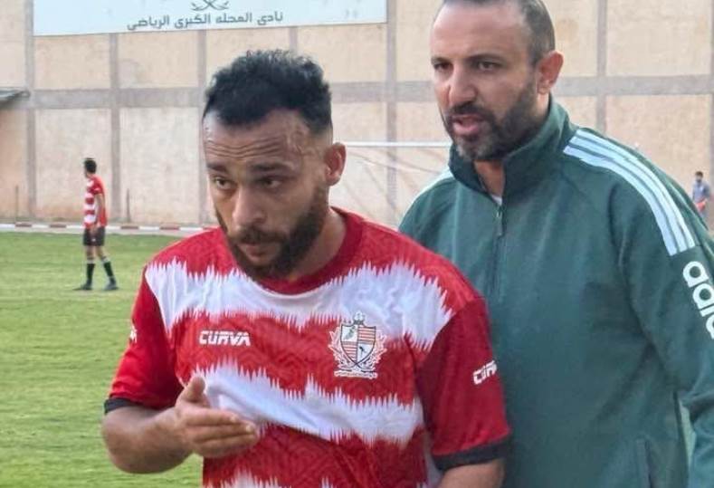 محمد الصباحي هداف بلدية المحلة