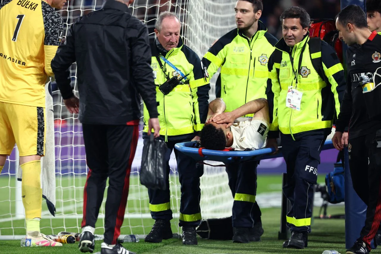 رسميًا – نيس يعلن إصابة محمد عبد المنعم بتمزق في الرباط الصليبي