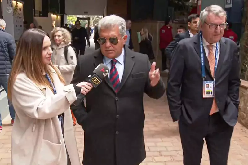 لابورتا لجماهير برشلونة: لم نحقق أهدافنا بعد.. واحذروا من فخ الاحتفال المبكر