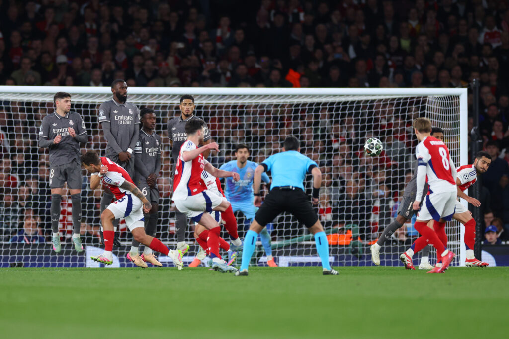 آخرهم رايس – أهداف استقبلها ريال مدريد من ركلة حرة في دوري أبطال أوروبا