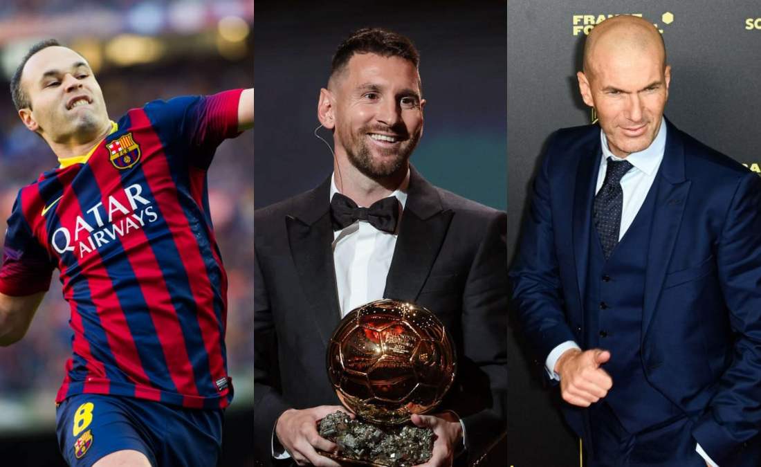 زيدان: ميسي أخذ الكرة الذهبية من إنييستا دون أن يستحقها