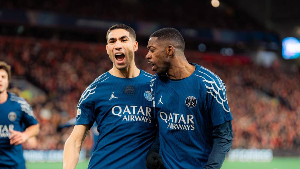 حكيمي أساسي ضد أرسنال