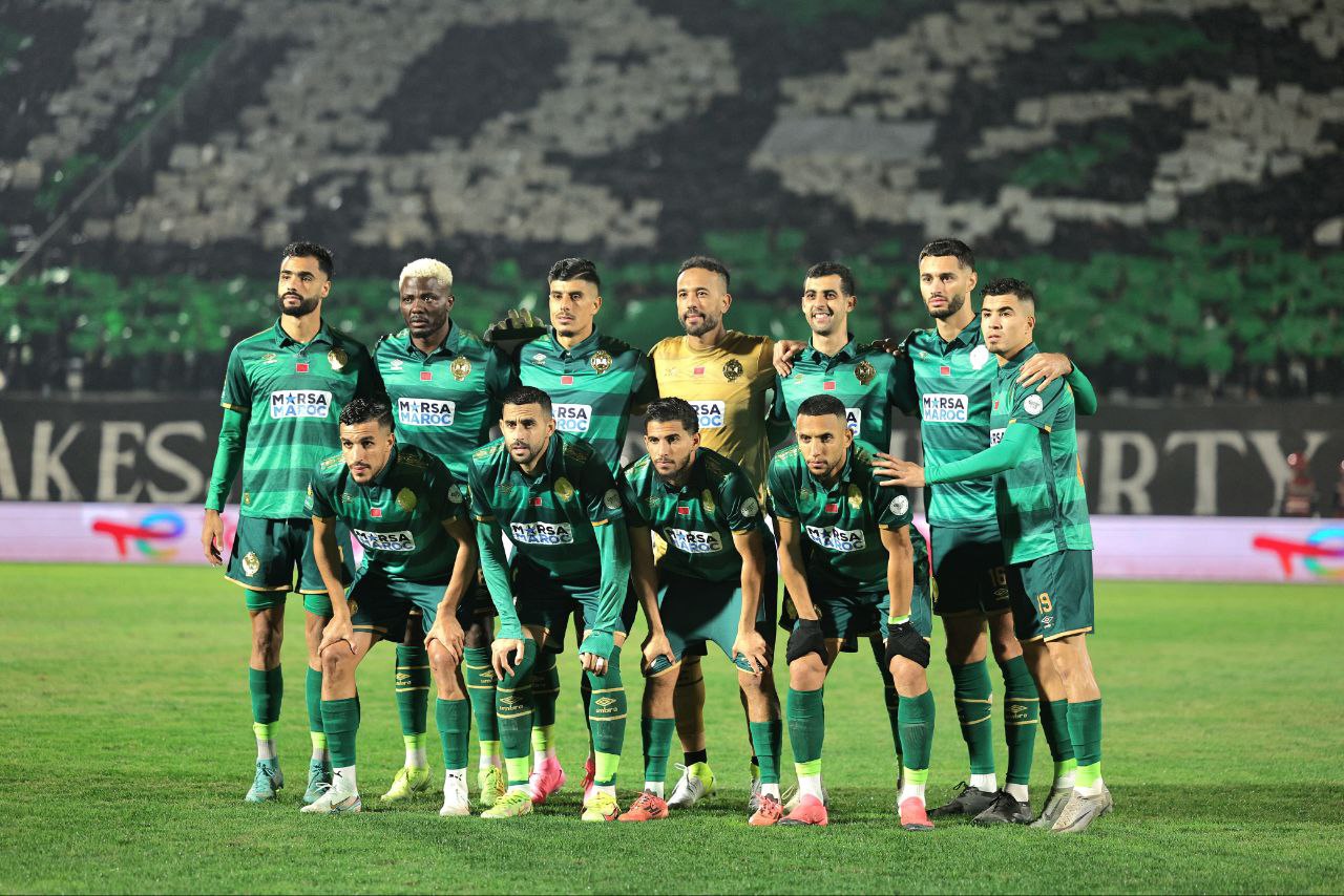 تشكيل الرجاء ضد الدفاع الجديدي في الجولة 29 بالدوري المغربي