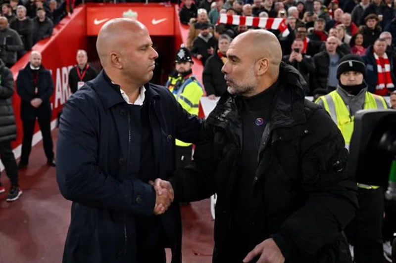 سلوت وجوارديولا.. إعلان المرشحين لجائزة مدرب شهر أبريل في الدوري الإنجليزي