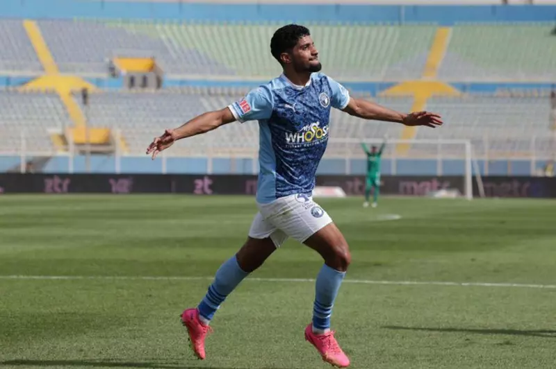 السابع هذا الموسم.. إبراهيم عادل ينعش آمال بيراميدز أمام البنك الأهلي