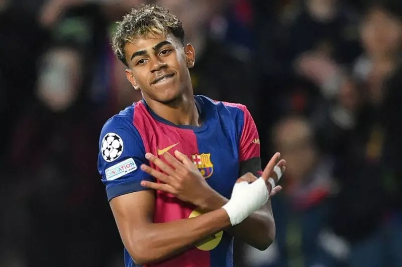 وكالة يامال تطالب بجعله الأعلى أجرًا في برشلونة