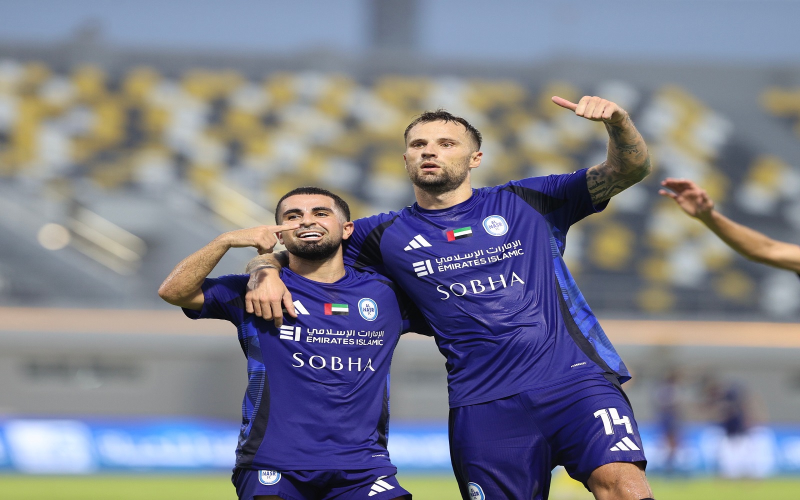 أهداف مباراة النصر ضد كلباء في الجولة 25 بالدوري الإماراتي 2024-2025