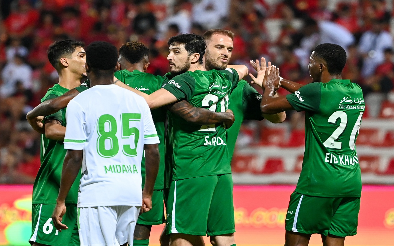 أهداف مباراة شباب الأهلي ضد دبا الحصن في الجولة 25 بالدوري الإماراتي