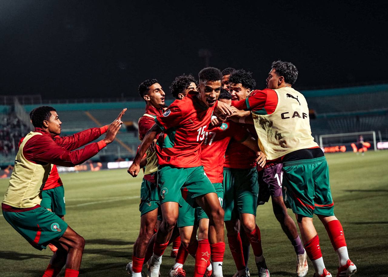 نتيجة مباراة المغرب ضد مصر في كأس إفريقيا للشباب.. أشبال الأطلس إلى النهائي