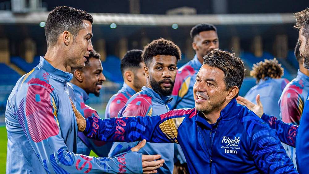 مدرب ريفر بليت ورونالدو