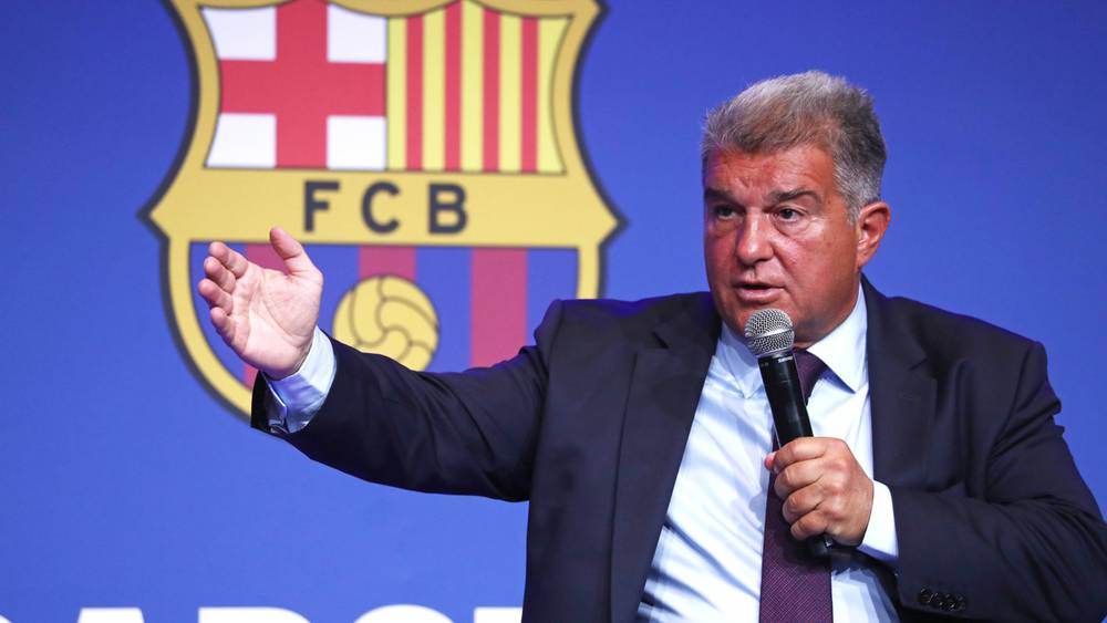 خوان لابورتا رئيس برشلونة