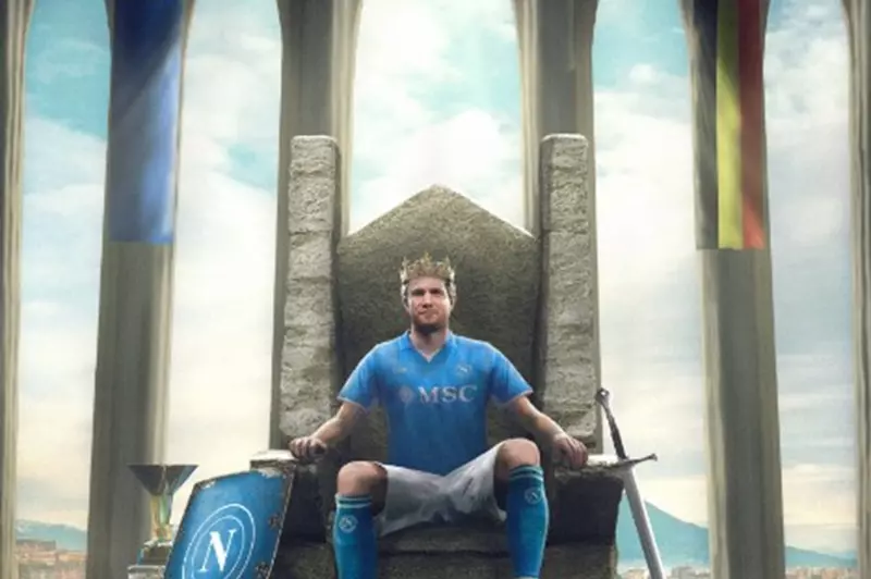 "الملك هنا".. نابولي يعلن تعاقده مع دي بروين