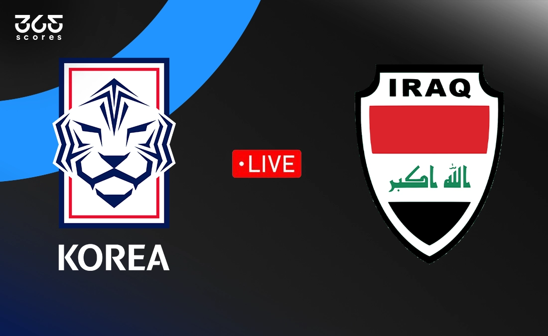مباشر مباراة العراق ضد كوريا الجنوبية في تصفيات آسيا لكأس العالم 2026